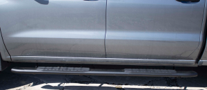 Chevrolet Silverado 1500 Side Steps - Fishbone Offroad - Oval - Black Textured - `19-`27